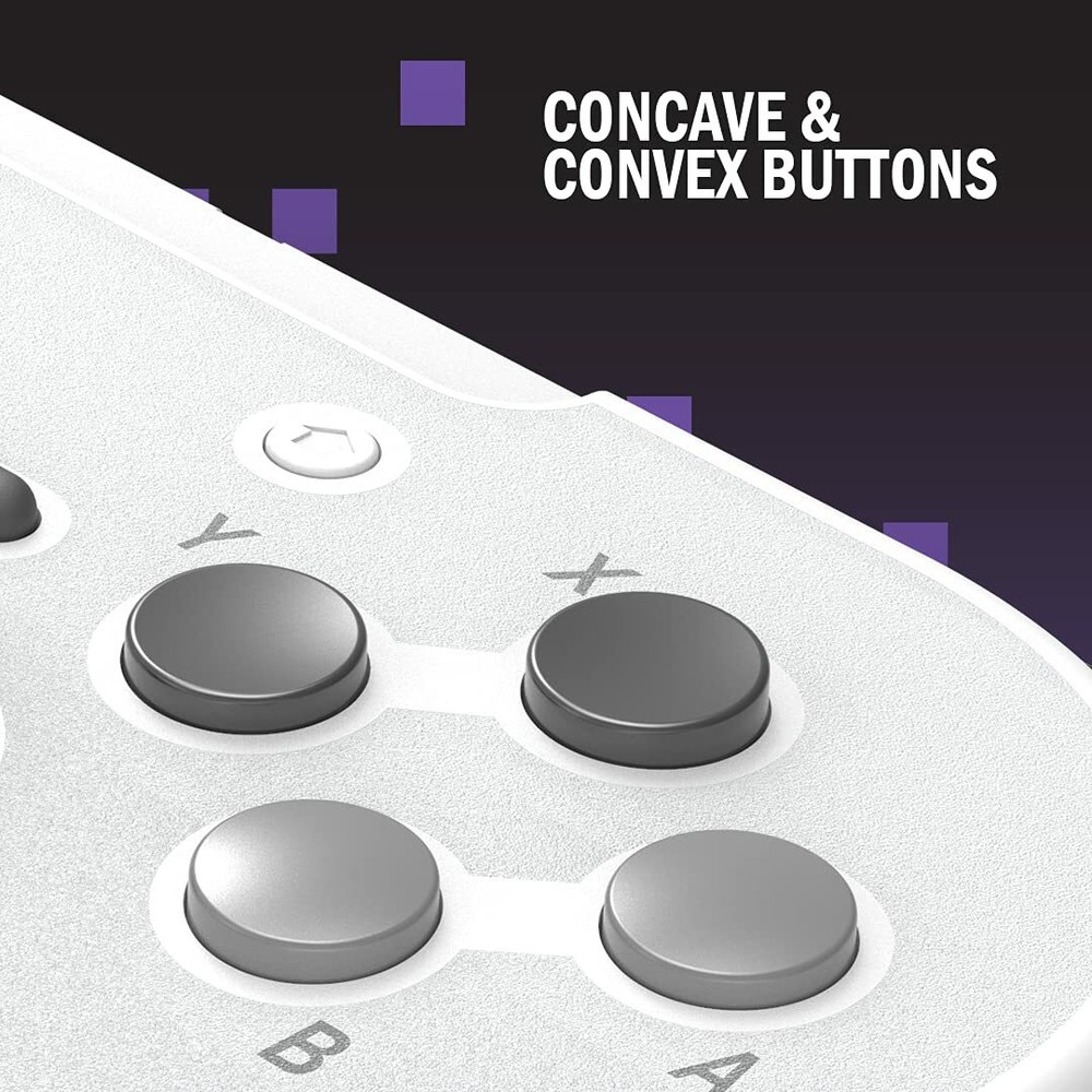 Retro-Bit Legacy 16 Wireless 2.4GHz Controller for SNES, Switch, PC, Mac - Gray
