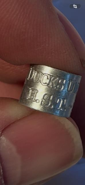 Ducks Unlimited Duck/Dove Band 2002