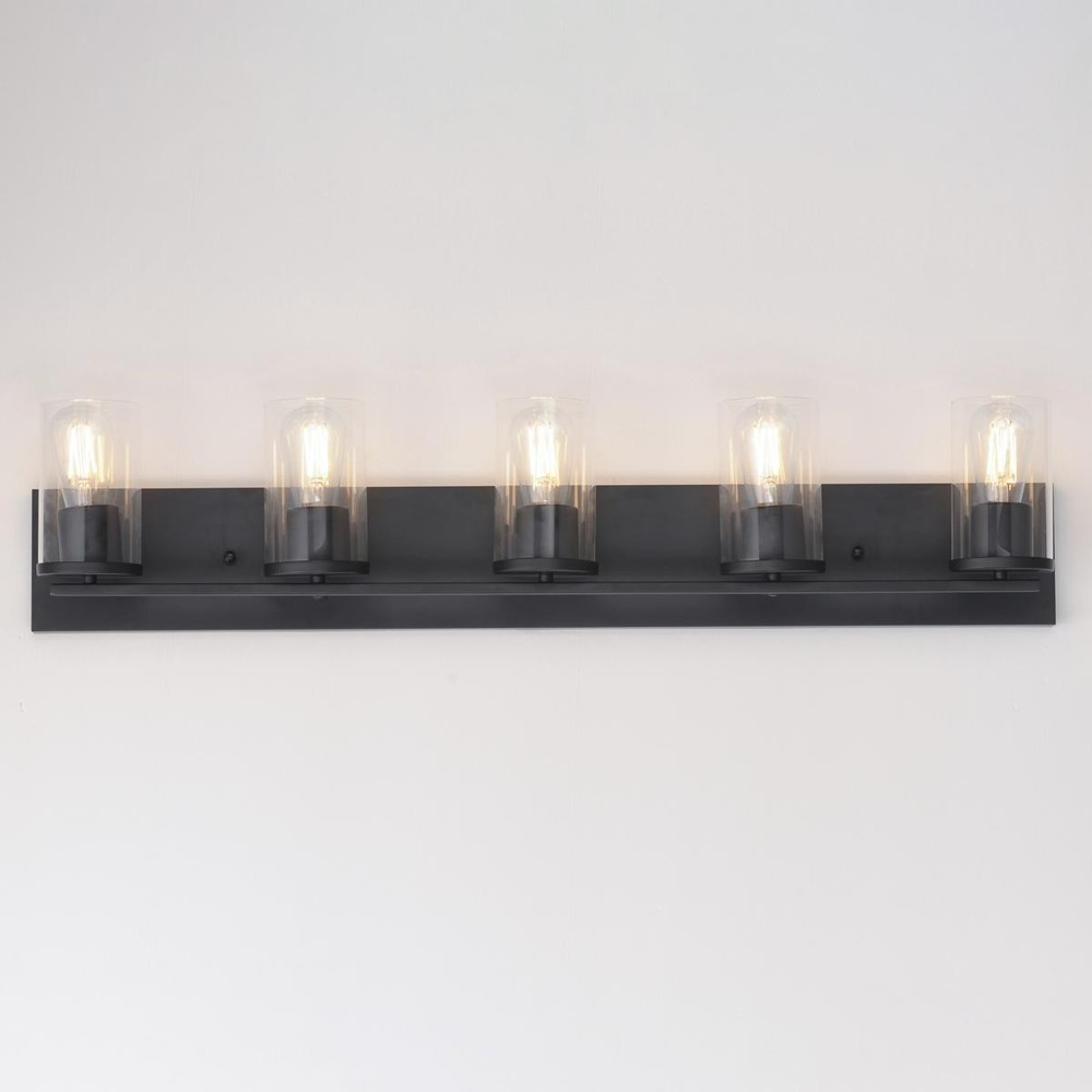 Maxim Lighting 10285CLBK Lateral Bathroom Vanity Light Black