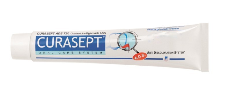 2 Pack Curasept ADS 720 Chlorhexidine 0.20 Toothpaste, 75ml
