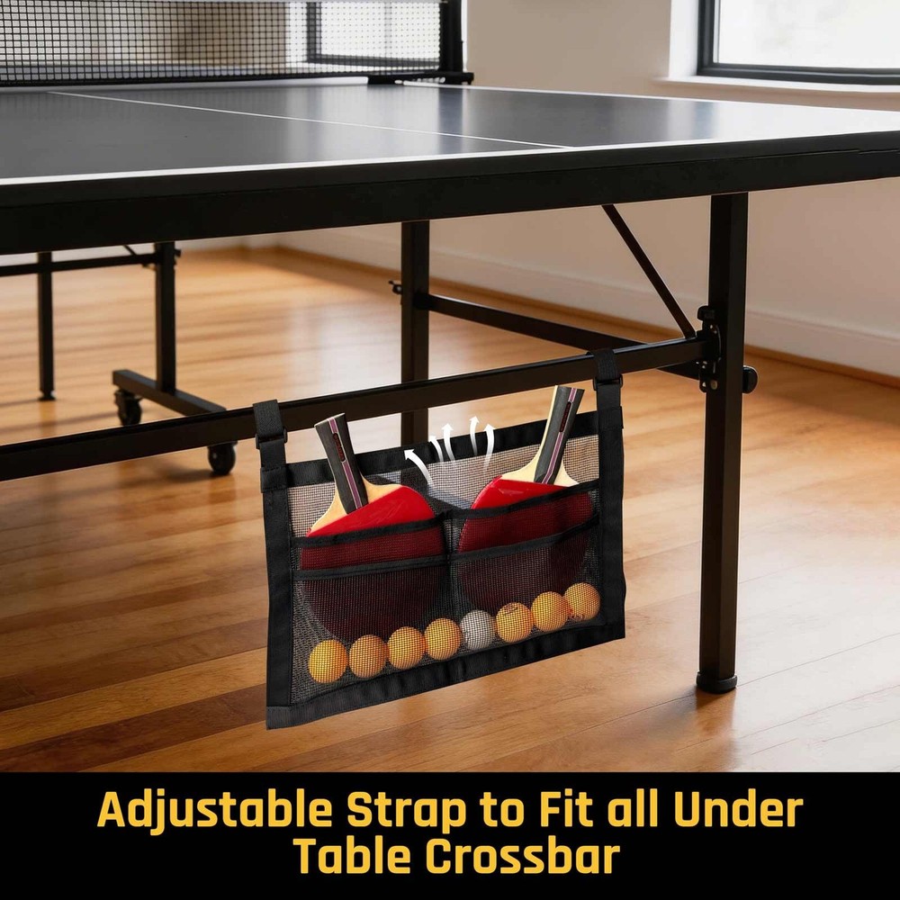 Ping Pong Paddle Holder,Under Table Ping Pong Racket and Rack Organizer,Hangi...