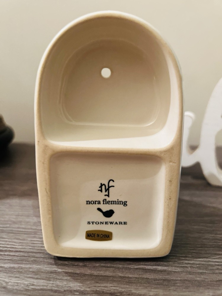 Nora Fleming Square RETIRED Cutie Container Pearl Dot Base