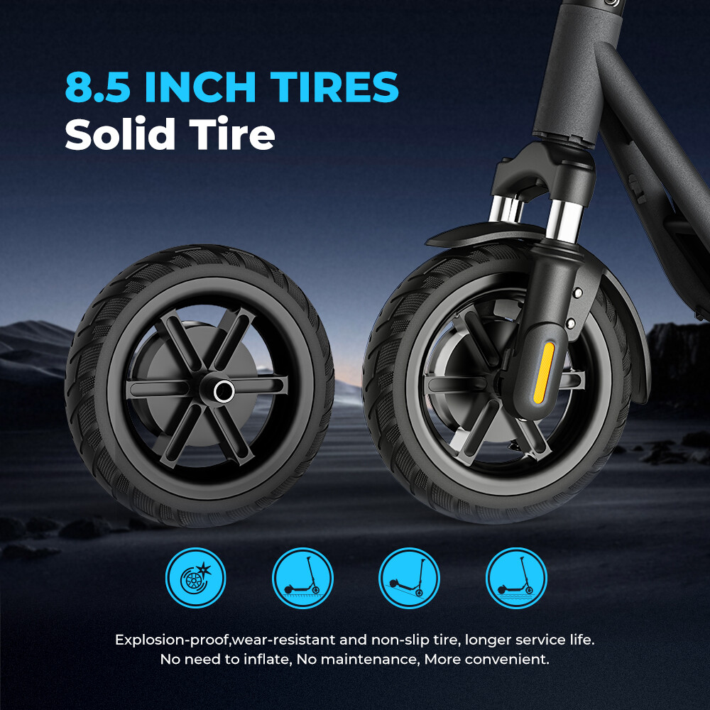 ELECTRIC SCOOTER ADULTS FOLDABLE E SCOOTER WITH APP & DOUBLE SHOCK ABSORPTION