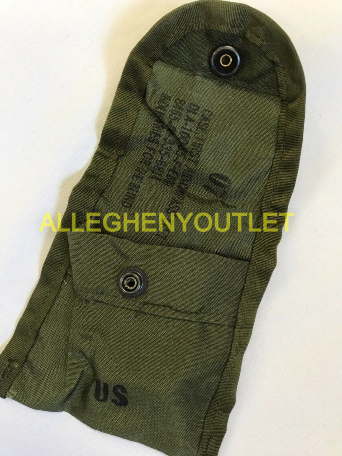 US ARMY ALICE GEAR OLIVE DRAB CASE FIRST AID COMPASS POUCH LC-1 8465-00-935-6814