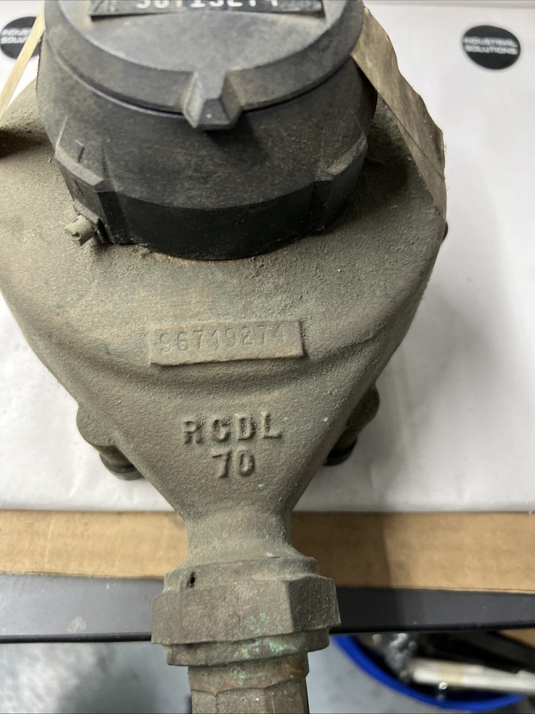 Badger RCDL70 Fluid Displacement Meter, Meter Needs Replaced Used