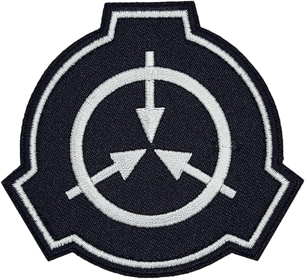 SCP Foundation Special Containment Embroidered Patch | 2PC Bundle -HOOK BACKING