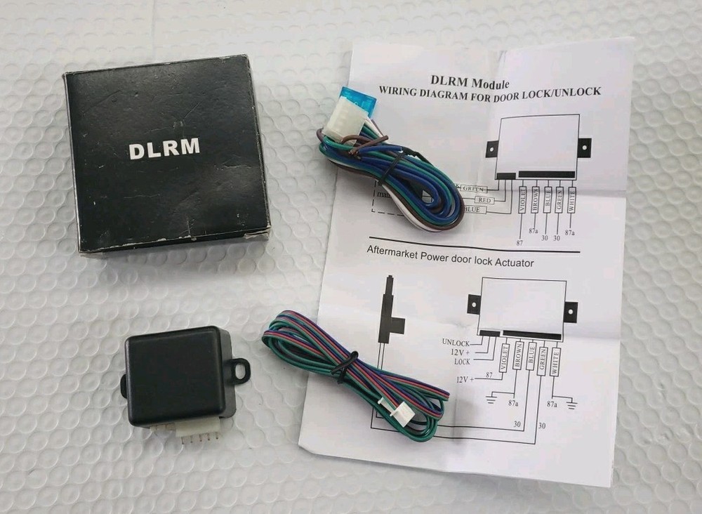 DLRM KEYLESS ENTRY SYSTEM - MODULE & WIRING w/ BOOKLET