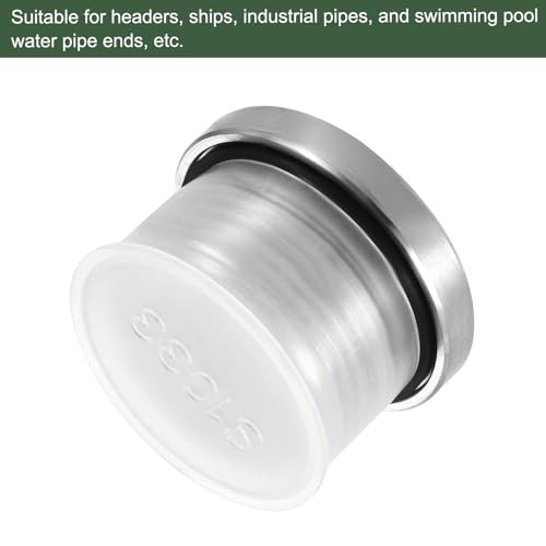 M33 x 2 Stainless Steel Pipe Plug, Internal Hex Head Socket Pipe Fitting |