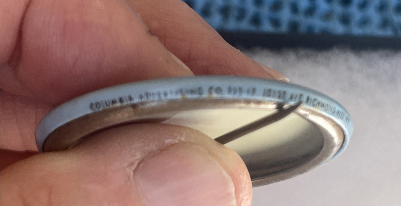 1960s Women Unite Against The War SMC Anti Vietnam War Protest Pin EX 1 3/4"