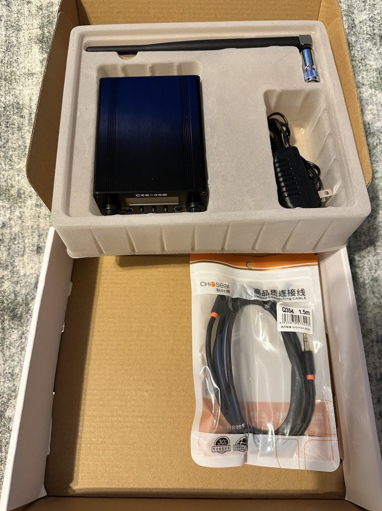 AZWang 1000FT FM Transmitter,Long Range Stereo Mini Radio Station