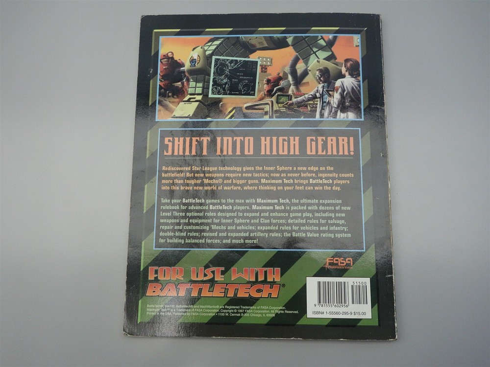 Battletech: Maximum Tech (FASA)