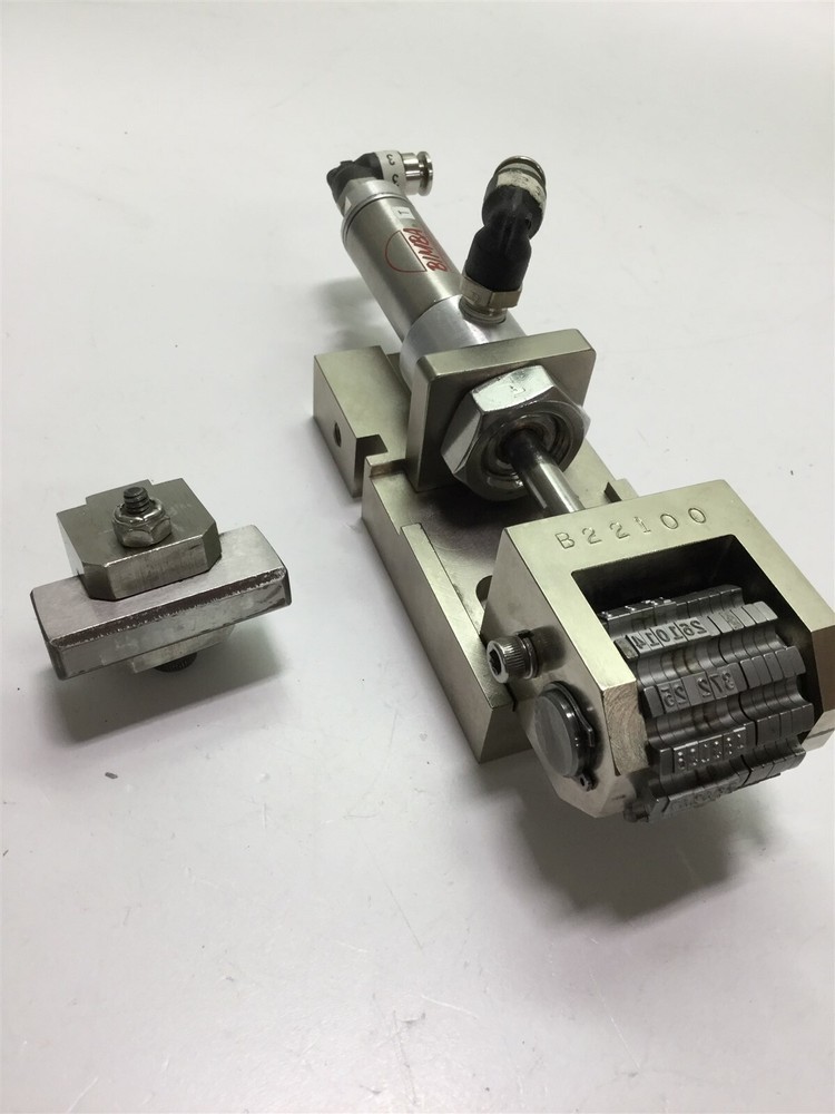 Wrap-Aid Custom Fabricated 6 Digit Rotational Pneumatic Machine Numbering Head