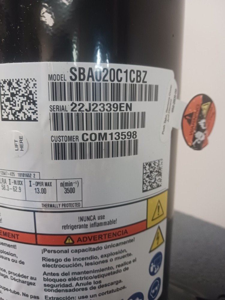 Alliance compressor (SBA020C1CBZ)