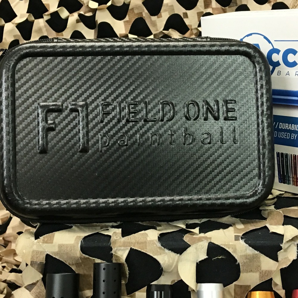 NEW Field One Acculock 8 Piece Barrel Kit - Autococker Threaded - Dust Black