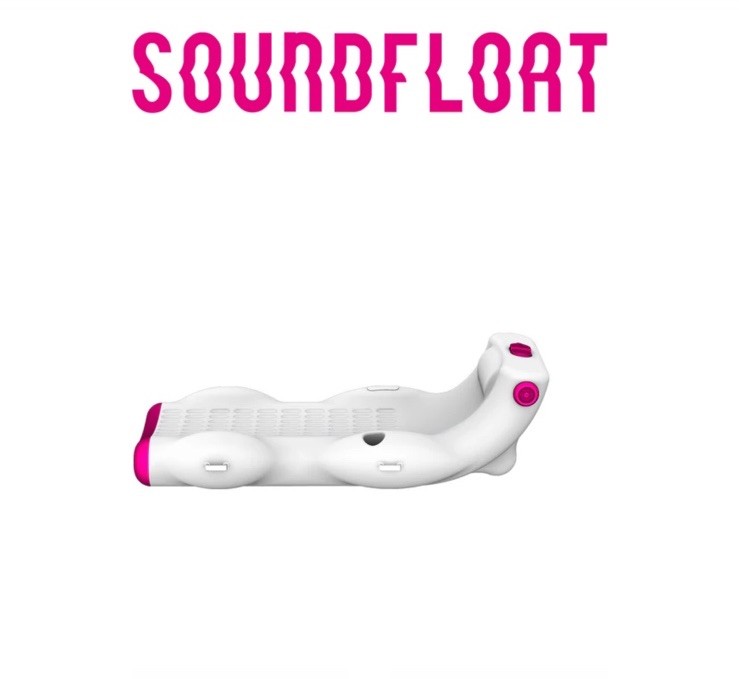 SoundFloat Single Lounge Bluetooth Inflatable Pool Float – NEW (Damage Box)