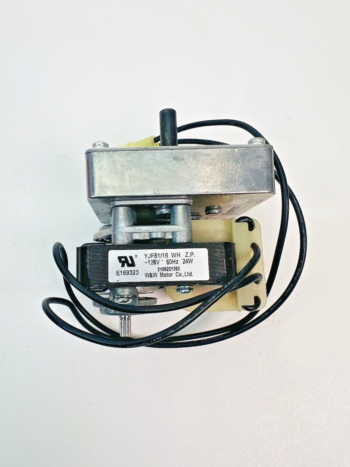 W&W YJF61/16 Fan Motor 60HZ 120V