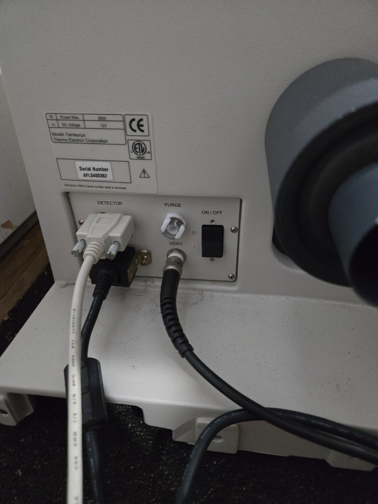 Thermo Nicolet Centaurus FT-IR Microscope Contact Alert