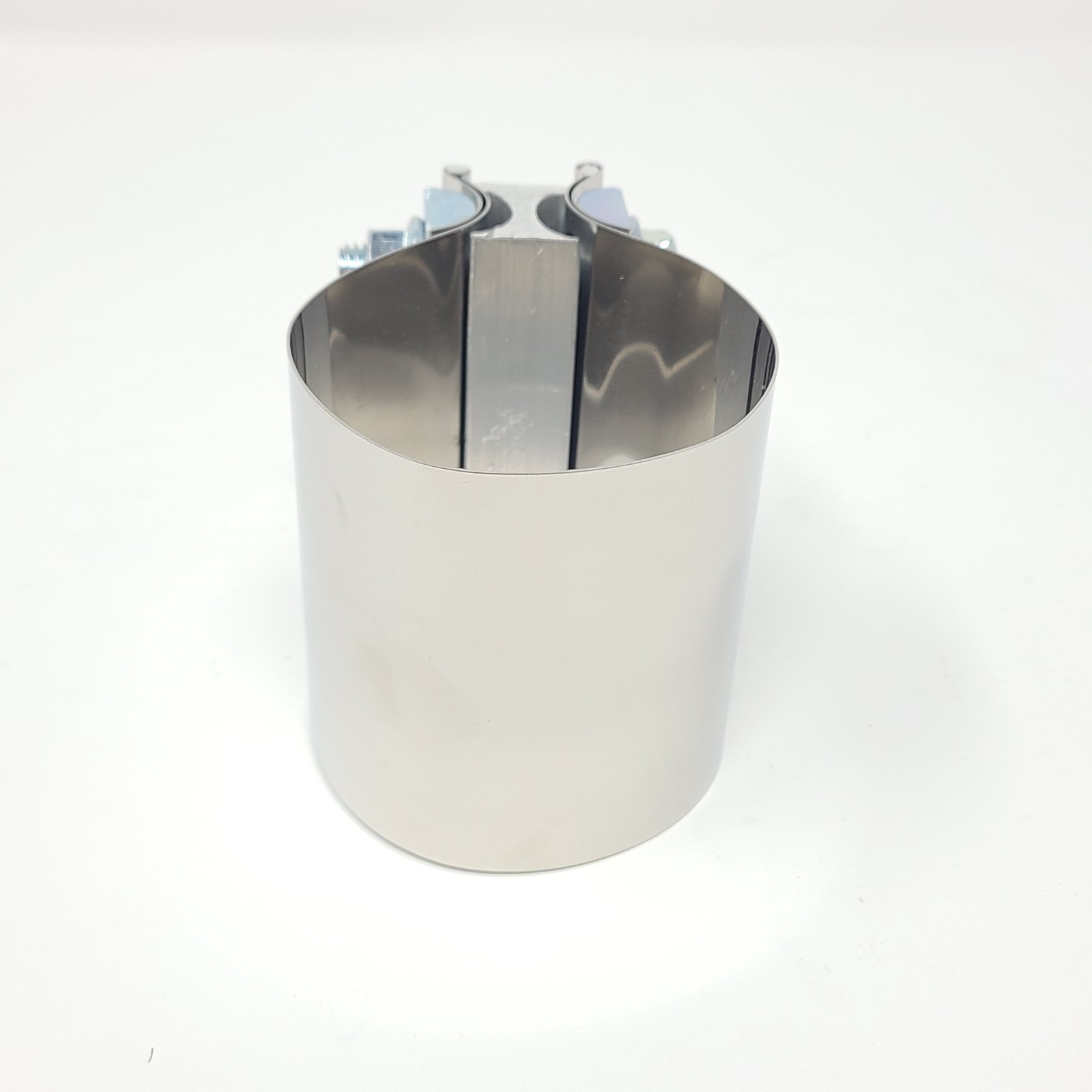 T304 Stainless Steel 2.75" Butt Joint Band Exhaust Clamp Sleeve Coupler Quality