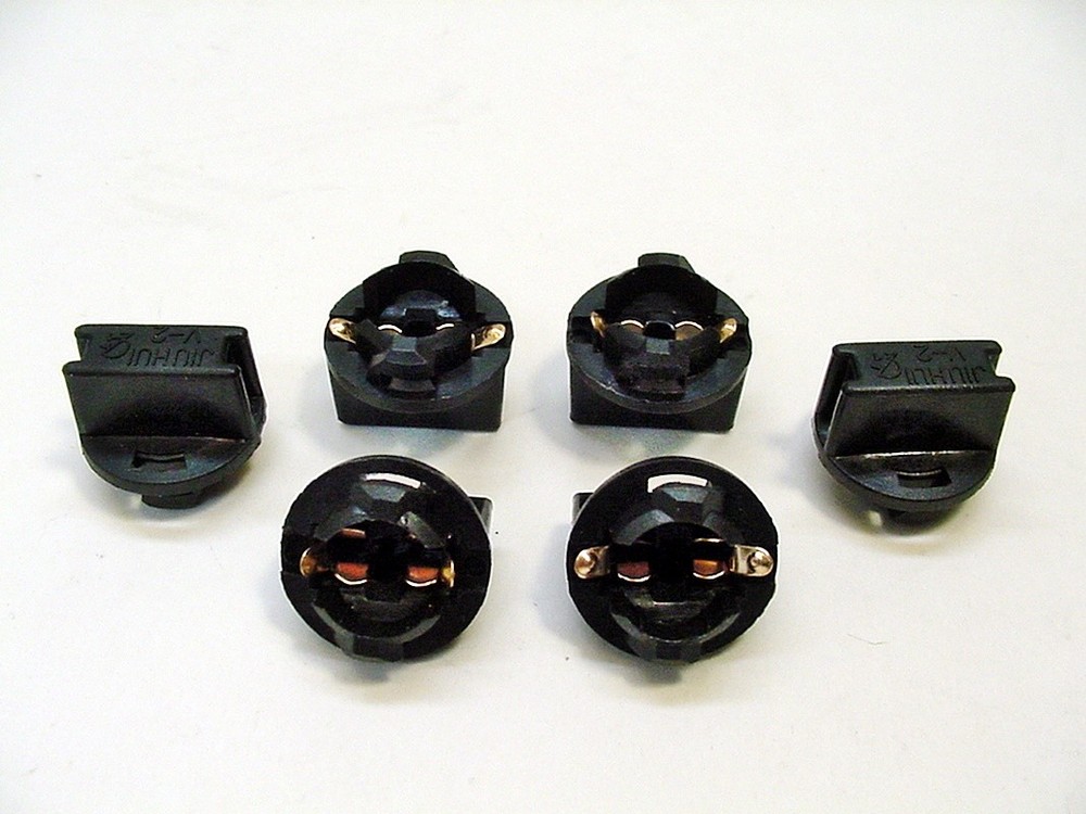 6x Olds 194 Instrument Panel Cluster Light Bulb Lamp Dashboard Socket Plug NOS