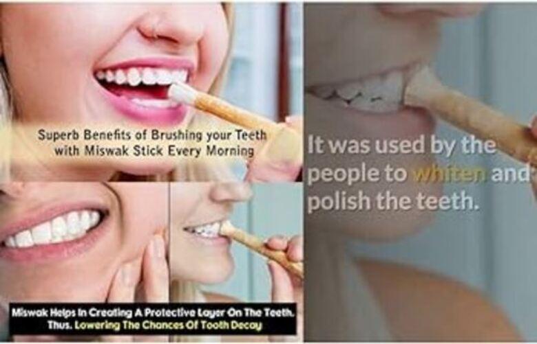 Al-Riyan Sewak Traditional Miswak Toothbrush-Vacuum Packed Natural Flavor