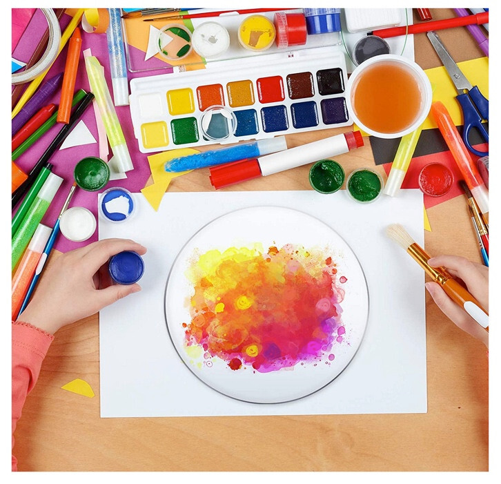 Acrylic Disc Plexiglass Round 1/4" Thick Sheet Clear Cake Bases Choose The Sizes