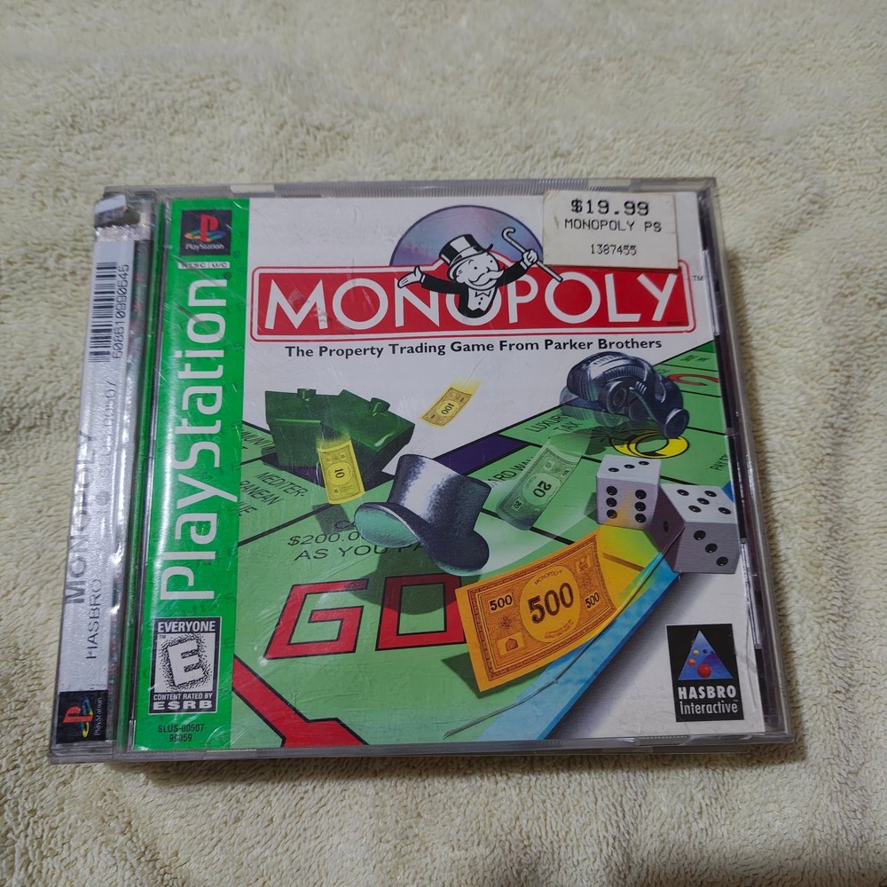 Monopoly Standard Case PlayStation Hasbro Interactive Complete