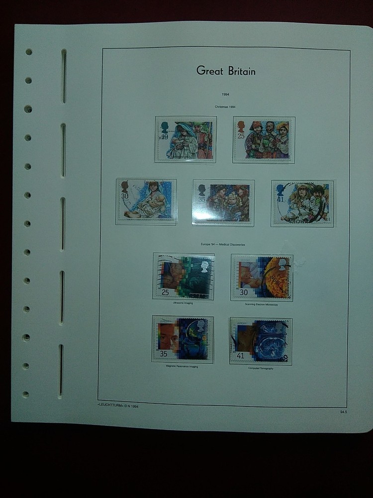 LIGHTHOUSE Commemorative Hingeless album pages Great Britain 1991-1999 Used