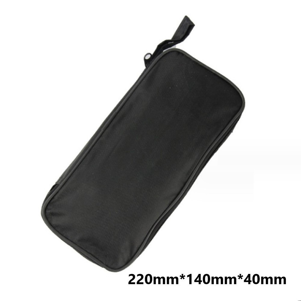 Convenient Black Cloth Bag for Digital Multimeter for Professional Use