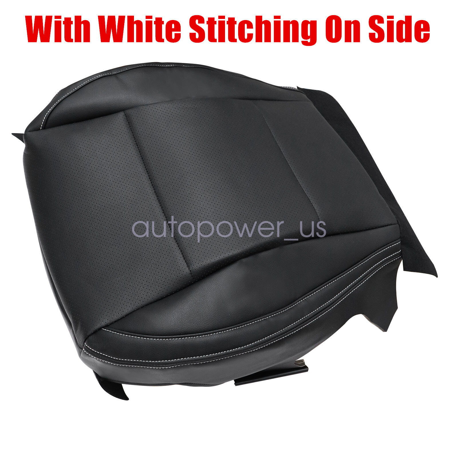 Perforated For 2015-2017 Subaru Outback Driver Leather Bottom Seat Cover Black