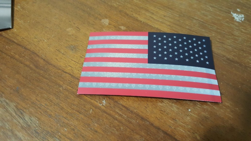 US IR COLOR FLAG PATCH RIGHT FACING HOOK BACKED SFLCS SOFLCS NAVY SEALS