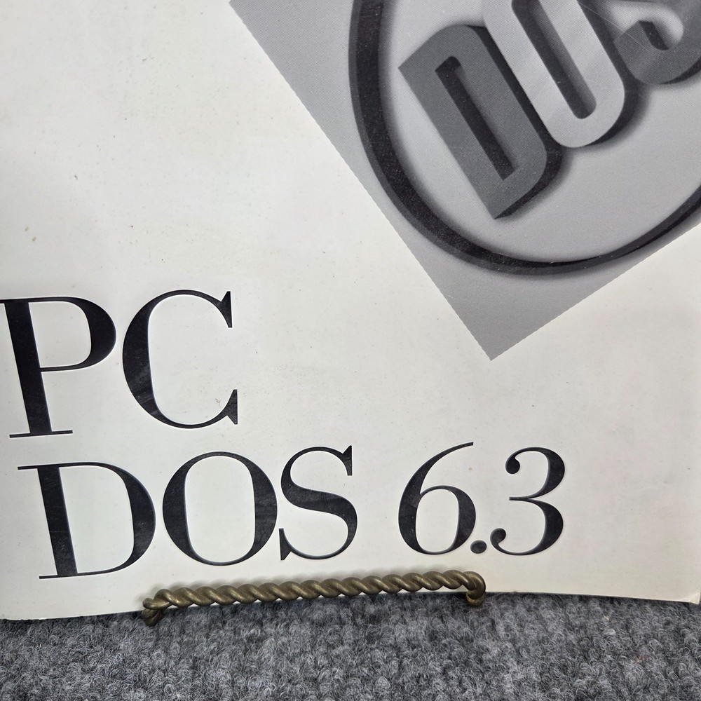 PC DOS 6.3, IBM User's Guide & Installation Guide Vintage 90s