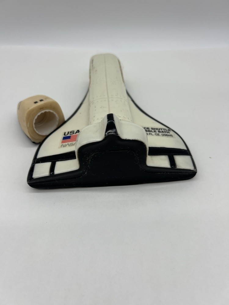 Vintage NASA USA Space Shuttle 10 OZ. Empty Bubble Bath Bottle