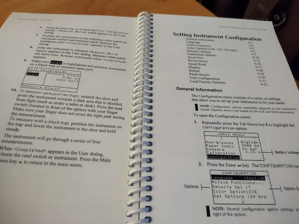 X-Rite 500 Series Spectrodensitometer Operator's Manual