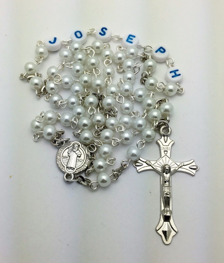 Personalized Baby's First Rosary Beads