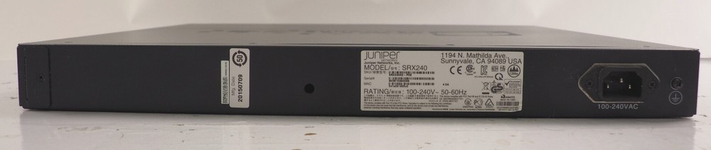 Juniper SRX240 16 Port Services Gateway Firewall with T1/E1 Module