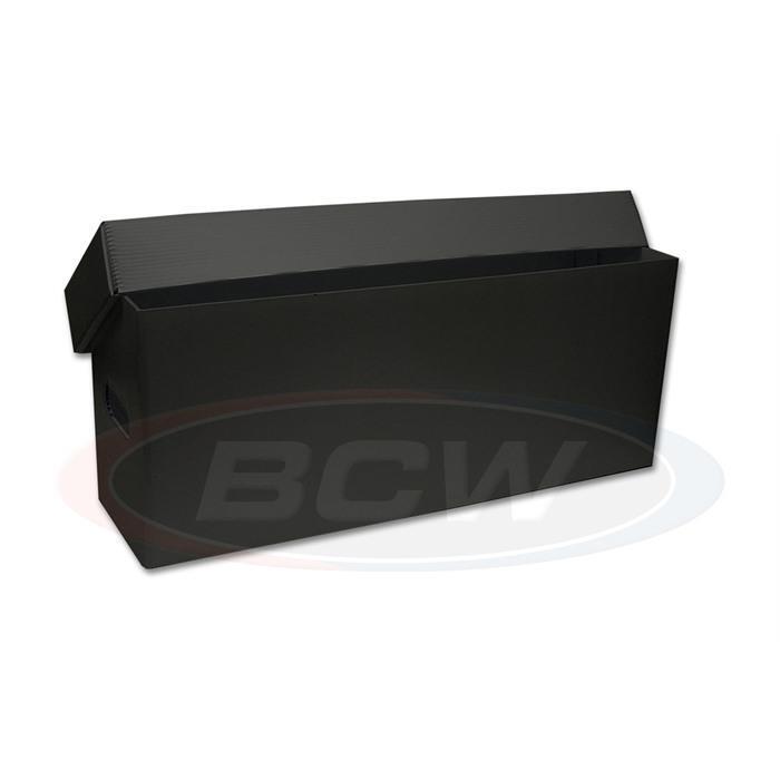 BCW Short Comic Book Storage Box Holds 150-175 Stackable Cardboard w/Handles