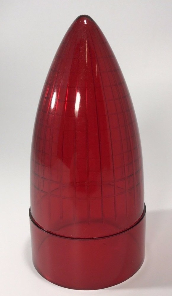 Pair (2) Red Tail Light Replacement Lens For 1959 Cadillac