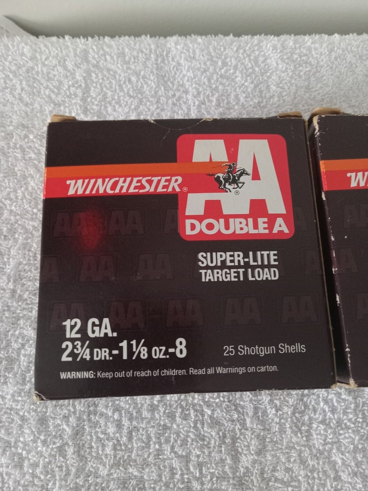 Vintage Winchester AA Shell Box 12ga Double A Target Loads