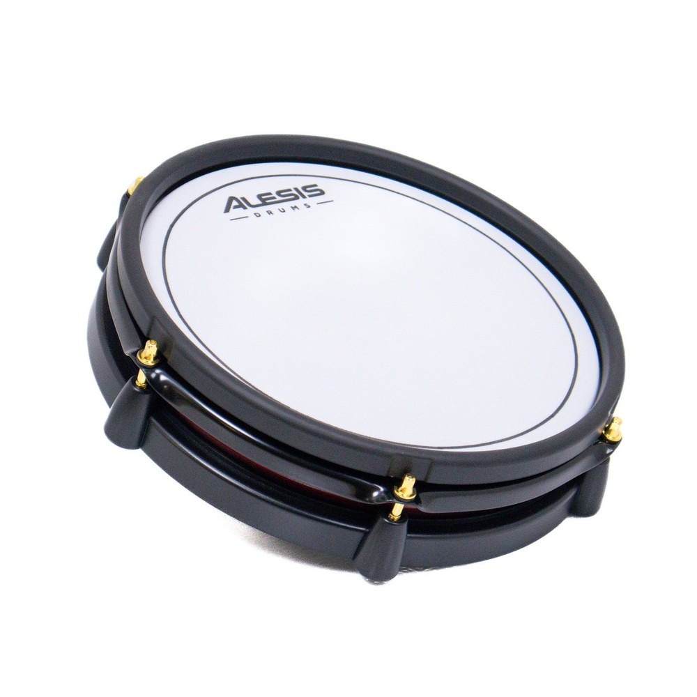 Alesis 10" Dual-Zone White/Red Mesh Drum Pad for Command, Command Mesh SE, Comma