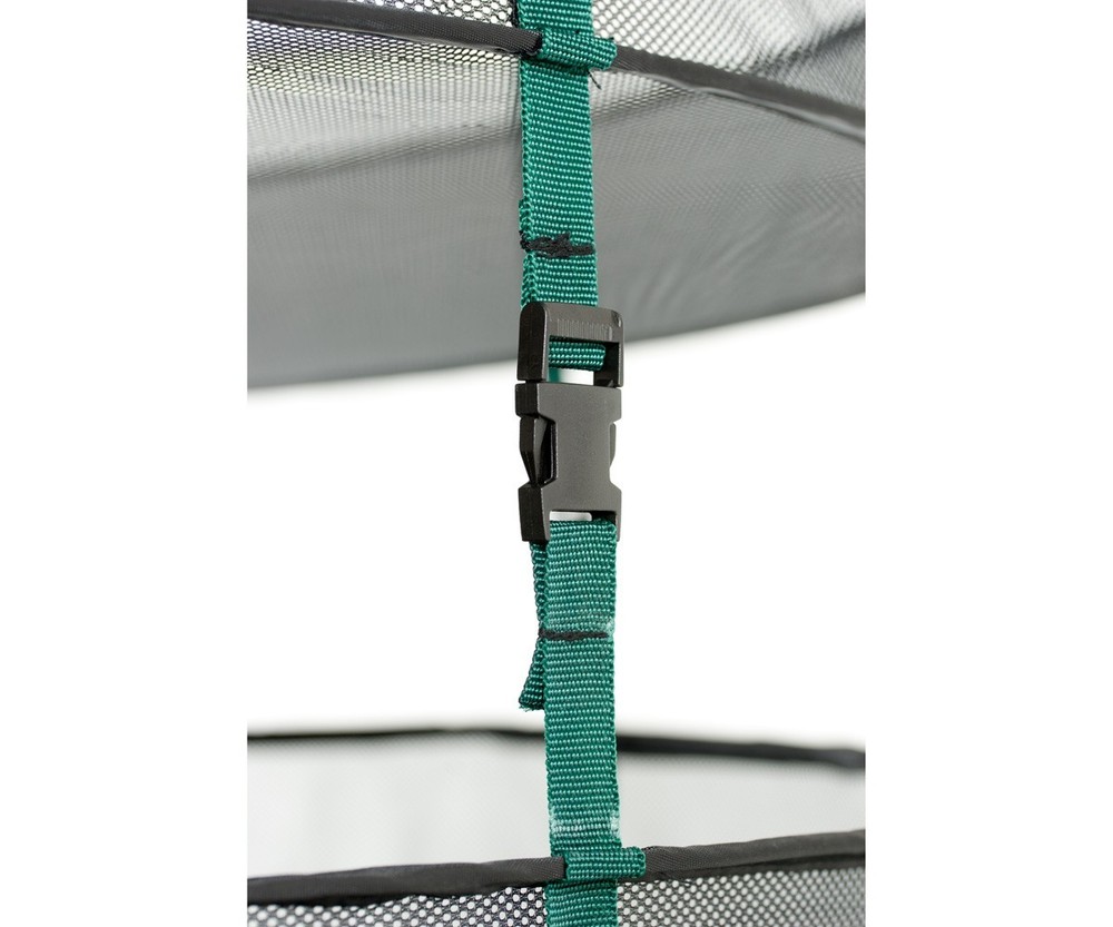 STACK!T 6-Tier 36" Collapsible Drying Rack w/ Clips & Center Strap