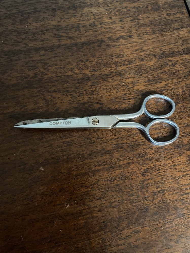 Vintage Compton Scissors Shears 6"