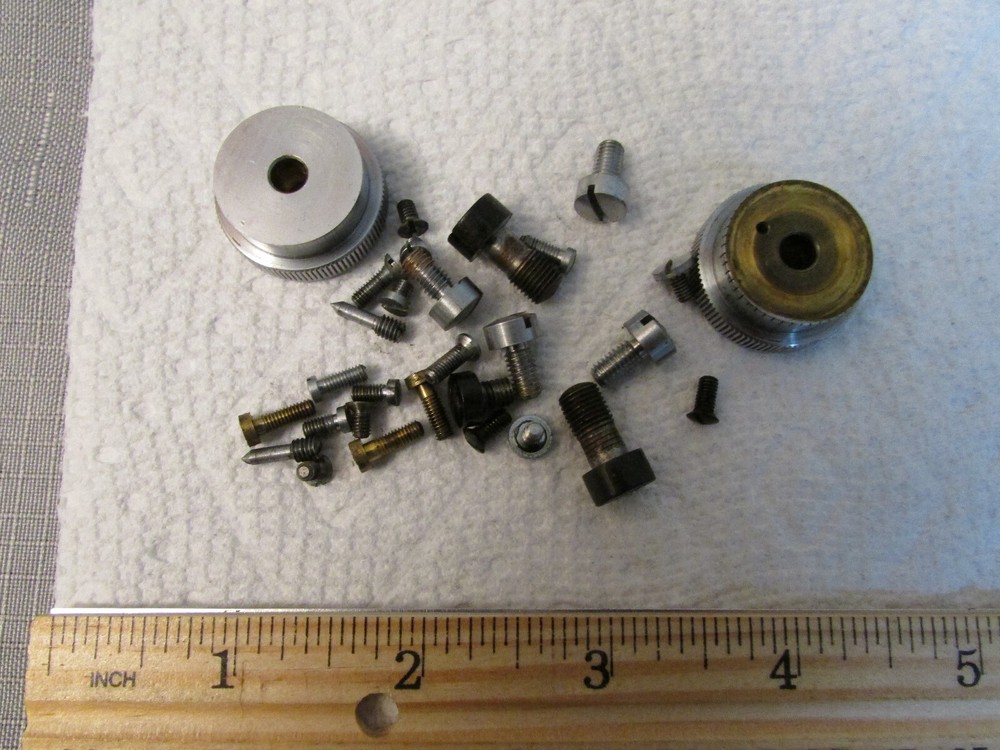Vintage Bausch & Lomb Microscope Screws Fasteners Small Hardware