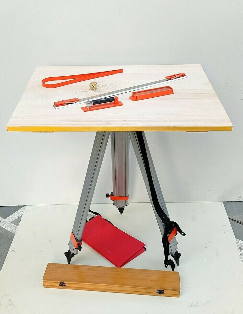 Basic Survey Plane Table W/ Tripod Test Surveying Measurement for Topography