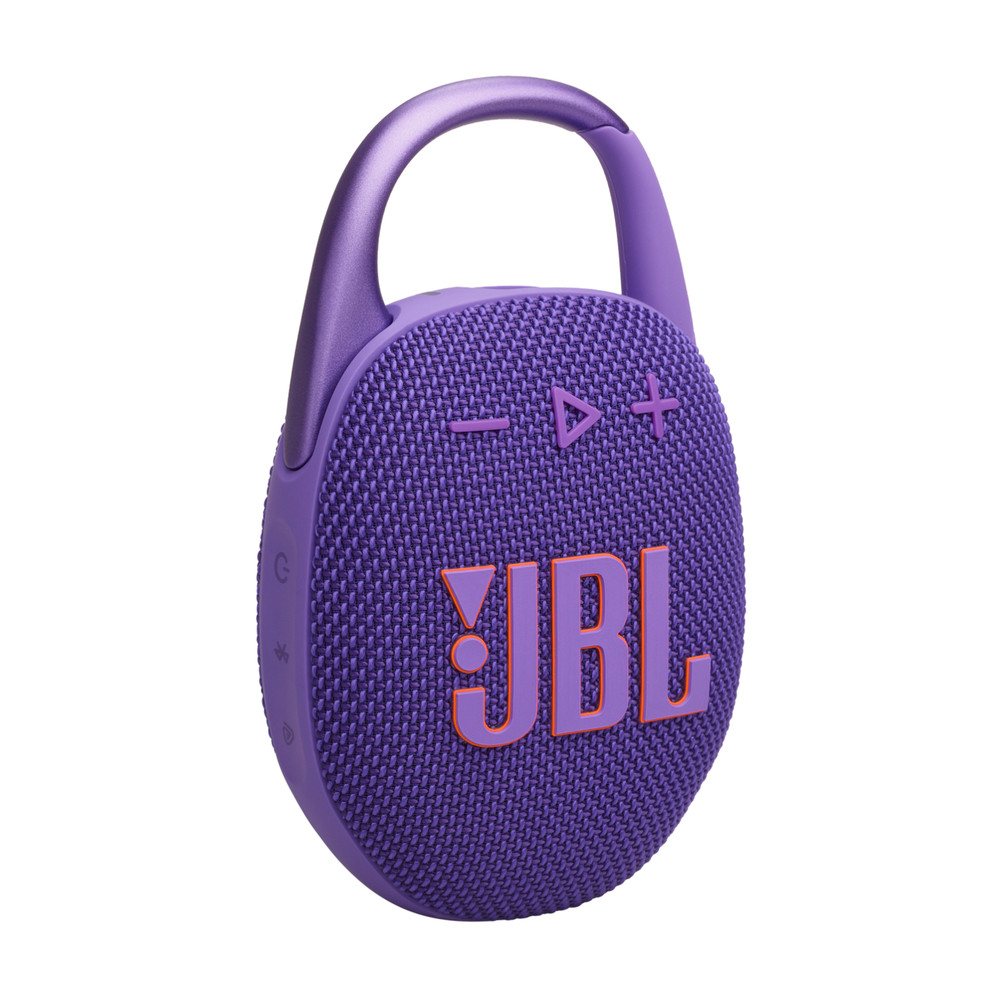 JBL Clip 5 Portable Bluetooth Speaker (Purple)