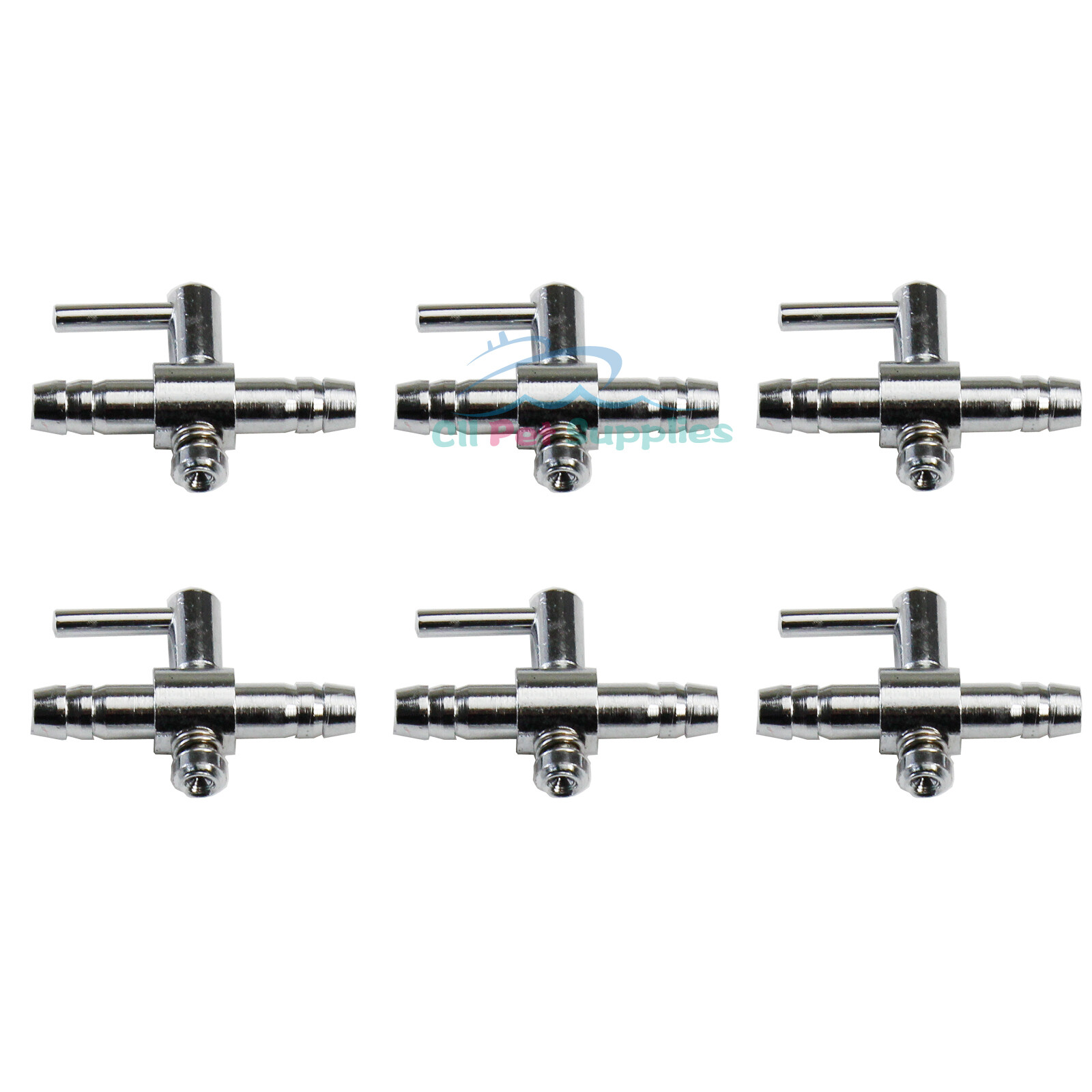 AQUANEAT Aquarium Control Valve Metal Air Flow Splitter for Air Pump
