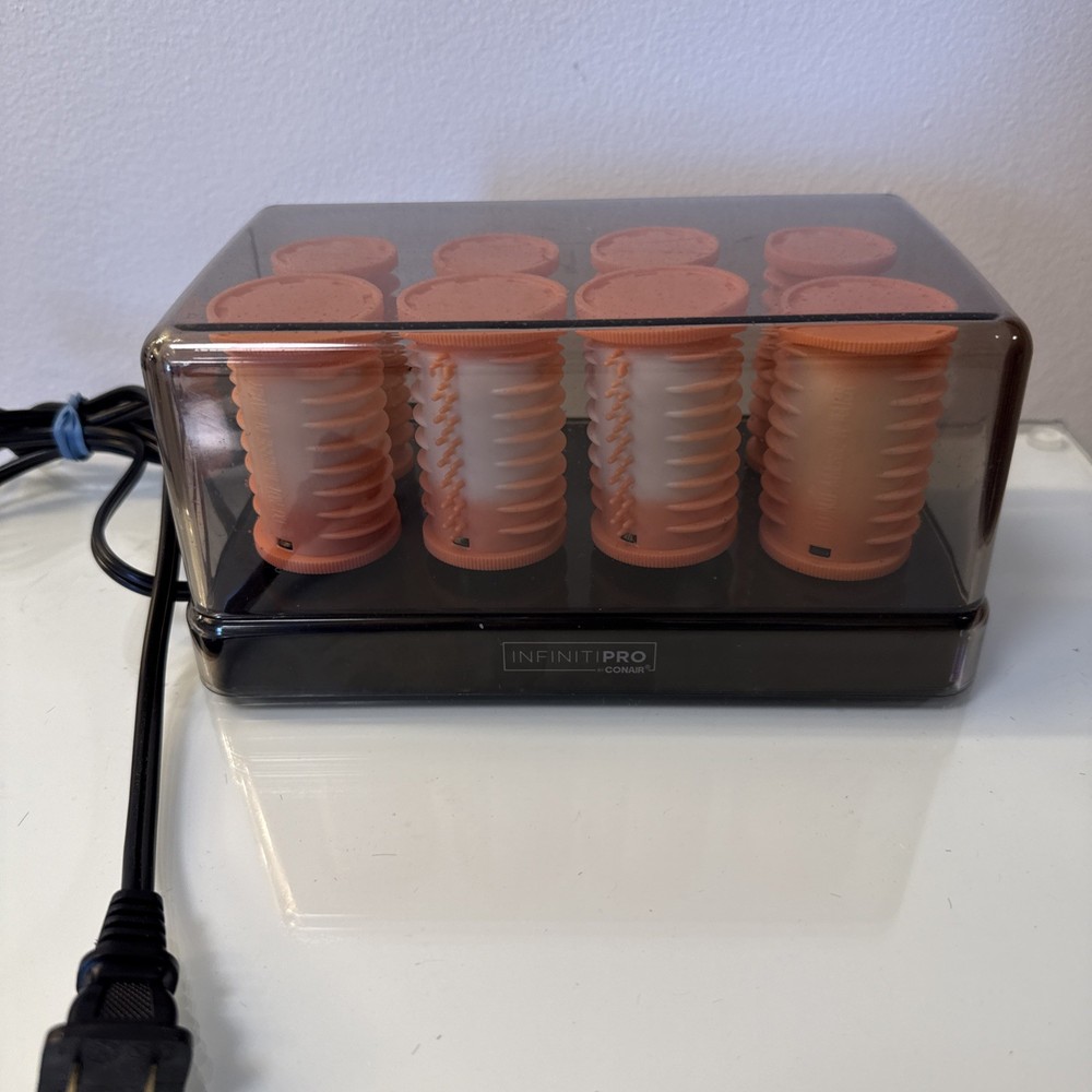 Conair InfinitiPro Hot Roller Set 8 Color Changing