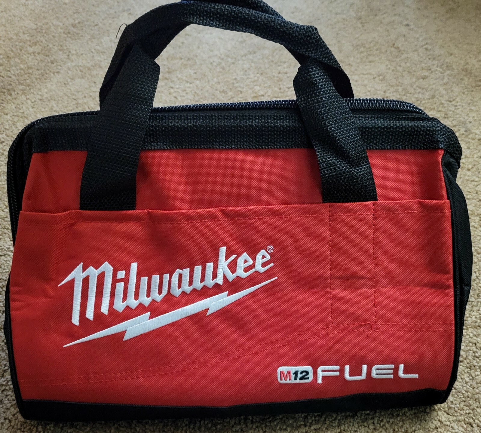 New Milwaukee FUEL M12 13" Heavy Duty Contractors Tool Bag M18 13" x 9" x 10"