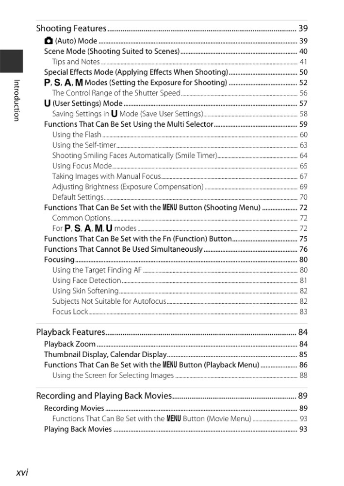 Nikon CoolPix P600 — User Reference Manual — 1/2 Size, 5.5" x 8.5" Small Compact
