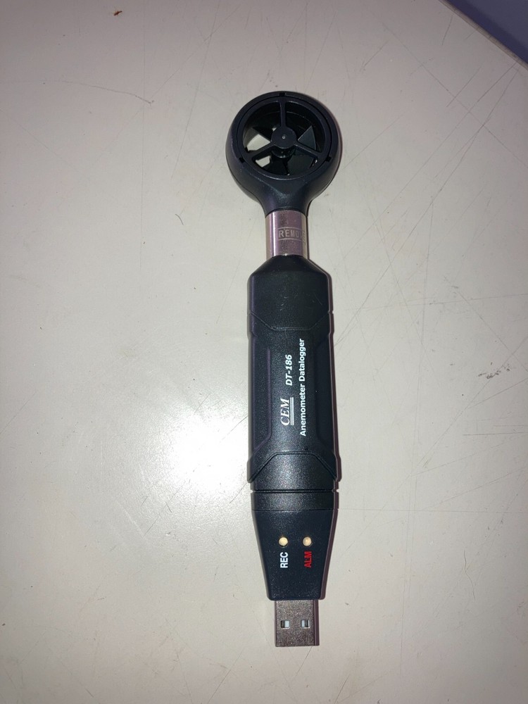 CEM DT-186 Single Direction Anemometer Datalogger - Used
