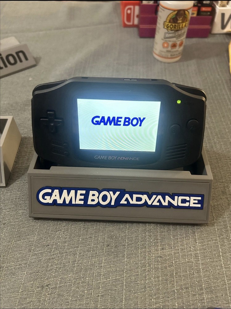 Game Boy Advance Handheld Console Display Stand - 3D Printed